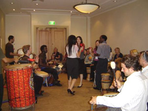 Innovex Fun Interactive Drumming Event Team Building Crowne Plaza Coogee